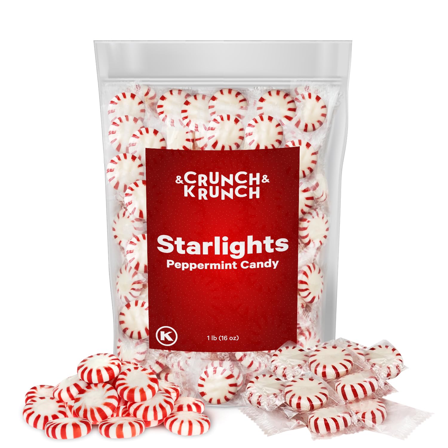 Starlight Peppermints Individually Wrapped Candy - Sweets For On The Go Refreshment, Starlight Mints Hard Candy, Office Candy Mi