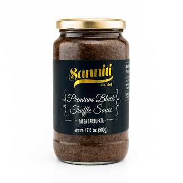 Sanniti Italian enhanced Black Truffle Sauce Salsa Tartufata  17.6 oz (500g)