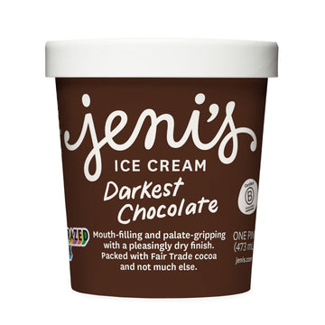 Jenis Splendid Ice Creams Darkest Chocolate Ice Cream, 16 oz (Frozen)