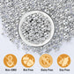 Twisweet Silver Pearl Sprinkles for Cake Decorating, Edible Sugar Pearls for Baking, Mix Size, Cake Topper Cupcake Cookie Ice Cr