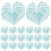 Kichvoe 50Pcs Truffle Holders Rose Lace Paper Cups - Chocolate Candy Wrappers for Wedding Party Dessert Table Decoration