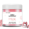 Pink Edible Luster Dust 10 Grams, Food Grade Cake Luster Dust Tasteless Dessert Dusting Powders for Baking Cherrysea Food Colori