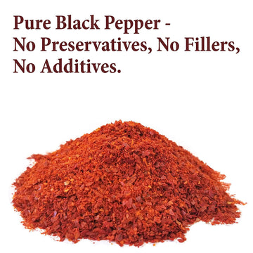 The Spice Way - Premium Aleppo Pepper |8 Oz.| Crushed Aleppo Pepper Flakes (Halaby Pepper/Pul Biber/Marash Pepper/Aleppo Chili F