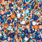 Blue And Orange Sprinkles For Cake, Cookie, Cupcake Decorating, And Baking - Blippi Birthday Cake Topper Decorations In Blue Ora