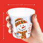 Fun Sweets Vanilla Snow Cotton Candy 2-Pack – Dye-Free White Cotton Candy (1.5 Oz Tubs) – Christmascandy Gifts & Stocking Stuffers – Holiday Party Favors – Winter Candybuffet