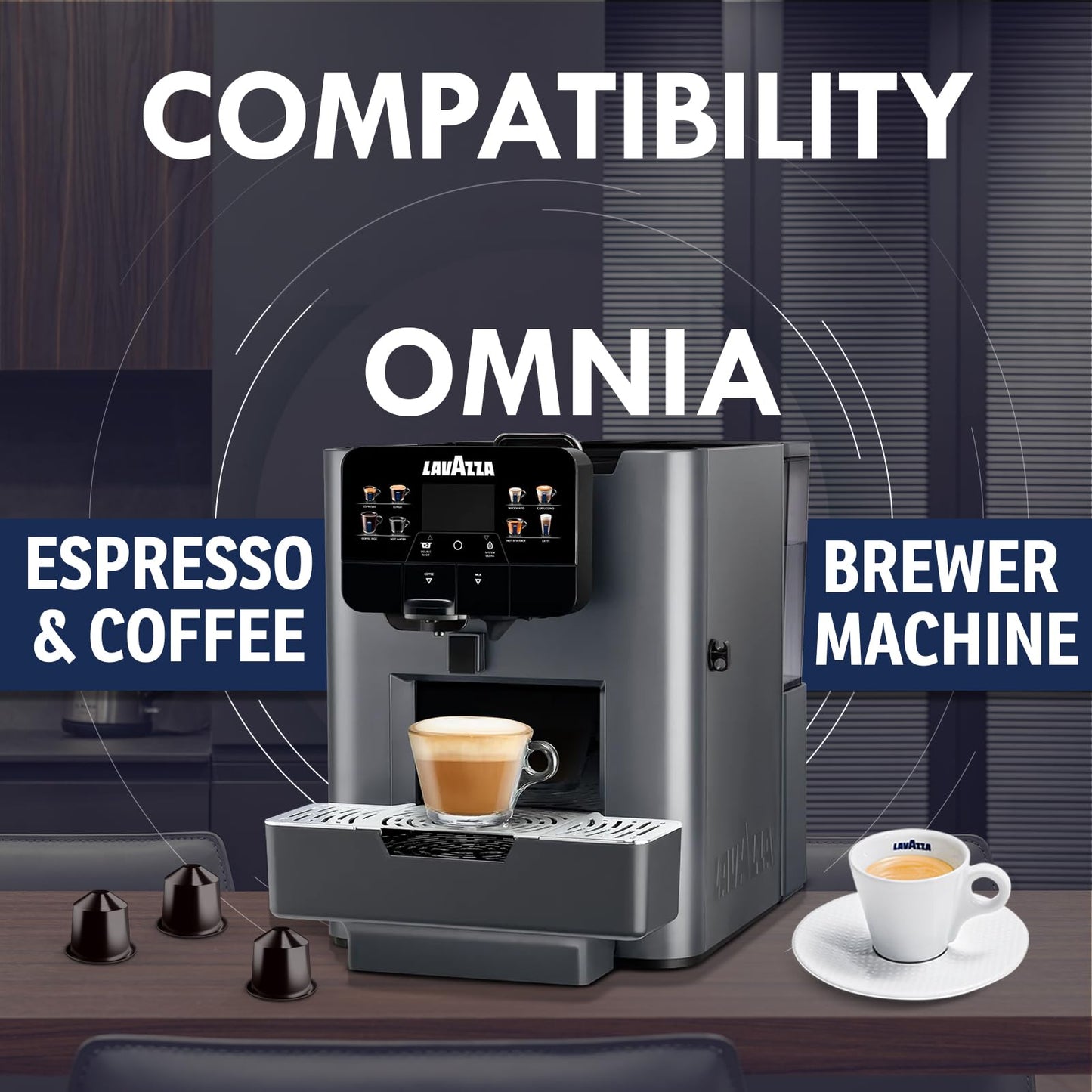 Lavazza Blue Coffee Pods Variety Pack - 100 Count (2 Packs of 50) - Medium Roast Espresso, Compatible with Lavazza LB Machines
