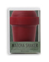 Mini Matcha Shaker (20Ml) Modern Matcha Whisk | Ideal For Matcha Latte Powder, Hojicha Powder & Chai Powder | Quick & Easy | Traditional Lacquerware | Made In Japan | Red Color (Japanese Gifts)