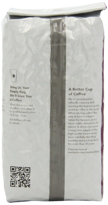 Starbucks Dark French Roast Whole Bean Coffee, 12 Ounce (Pack of 6)