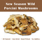 Grelim Dried Porcini Mushrooms, New Season Sun Dried Wild Porcini All Natural, Vegan, Easy Preparation And Rehydrate Ideal For S