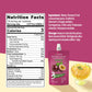 Hethstia Konjac Jelly Drinkable Squeeze Pouch Passion Fruit Flavor, 3 Calories, 10 Packs, 0 Sugar, Vegan, Gluten Free, Keto, Vit