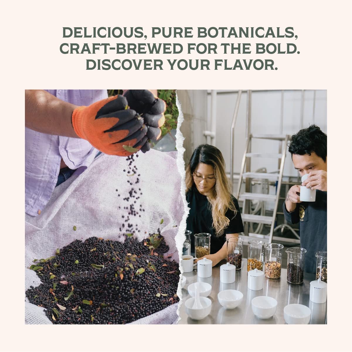 Rishi Tea Black Lemon Sparkling Botanicals Sparkling Water - Organic, Unsweetened, Zero Added Sugar, Caffeinated, Craft-Brewed F