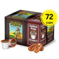 Cafe Don Pedro Low Acid Coffee Pods, 100% Arabica, Compatible with Keurig, 72 Count Pack