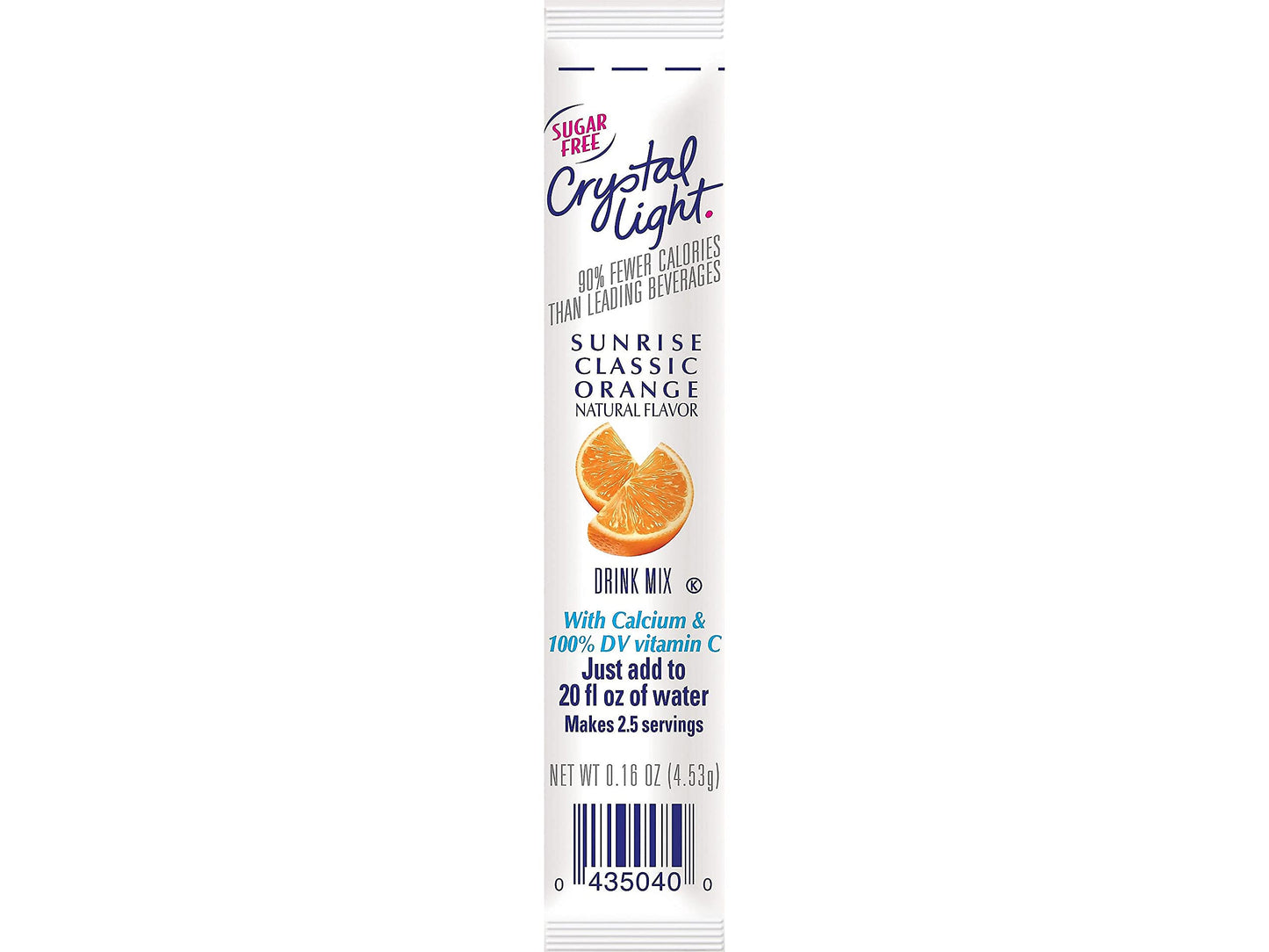 Crystal Light 00504 on the Go, Sunrise Orange, 16oz Packets, 30/Box