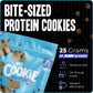 My Cookie Dealer Protein Cookies, Bite-Sized Crunchy Chocolate Chip (5Oz, Pack Of 3) - 25G Protein Per Bag - Individually Wrappe