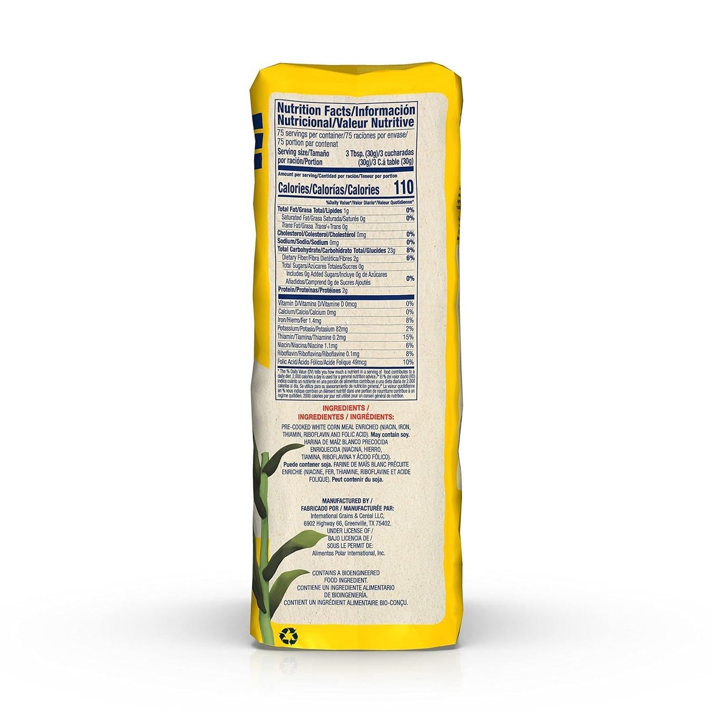 P.A.N. White Corn Meal - Pre-Cooked Gluten Free And Kosher Flour For Arepas (5 Lb/Pack Of 1)