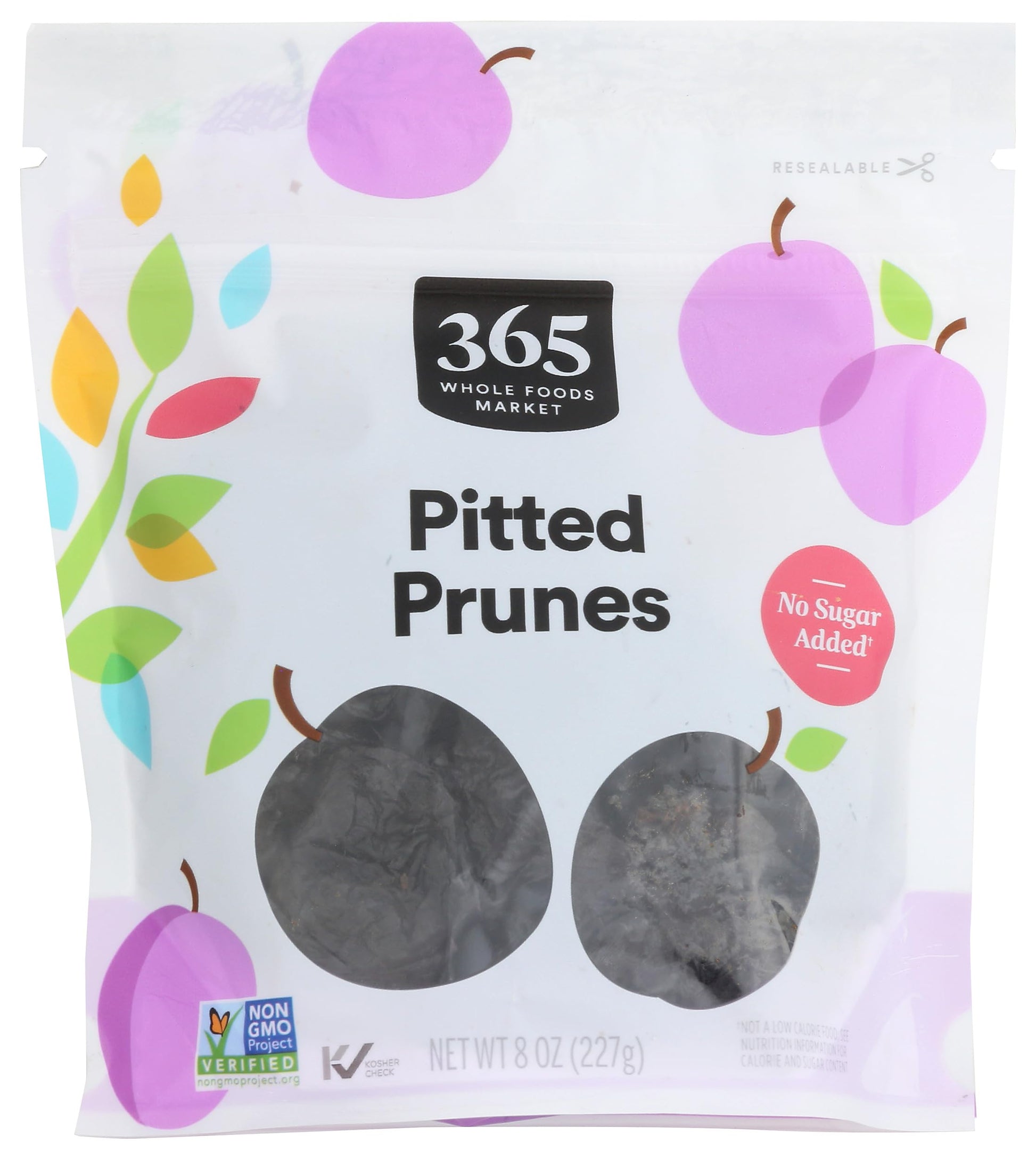 365 by Whole Foods Market Pitted Prunes, Natural Color, 8 Ounce Pack