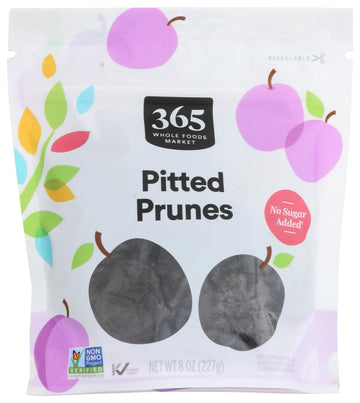 365 by Whole Foods Market Pitted Prunes, Natural Color, 8 Ounce Pack