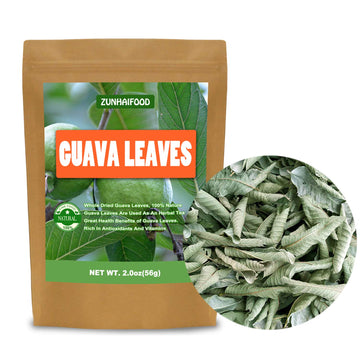 Whole Guava Leaves Tea, Guava Herbal Loose Leaf Tea, 2.0 Ounces, 100% Nature