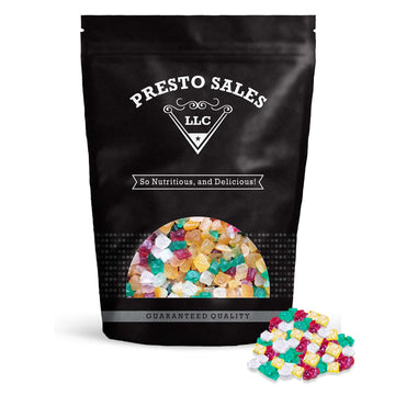 Fruit Cubes/Tutti Frutti Tricolor, Yumminess candy, Candied Fruit, Delicious Glaze, Snack, Garnishes, Topping, Packed in a resea