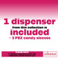Douzzle Kosher Pez Candy & Disney Mickey Mouse & Friends Dispenser + 3 Assorted Fruit Refills (Pack Of 1) Gluten Free, Kosher Pa