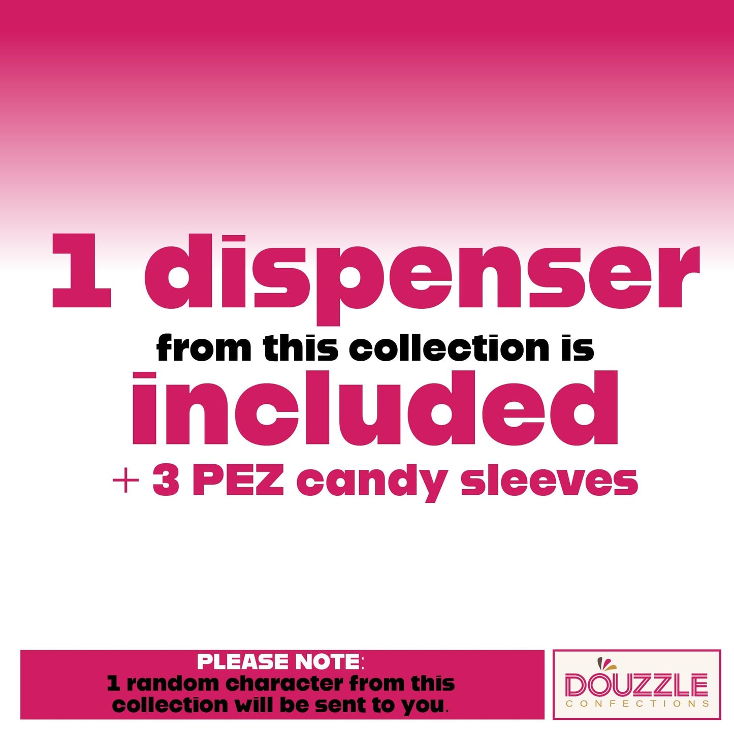Douzzle Kosher Pez Candy & Disney Mickey Mouse & Friends Dispenser + 3 Assorted Fruit Refills (Pack Of 1) Gluten Free, Kosher Pa