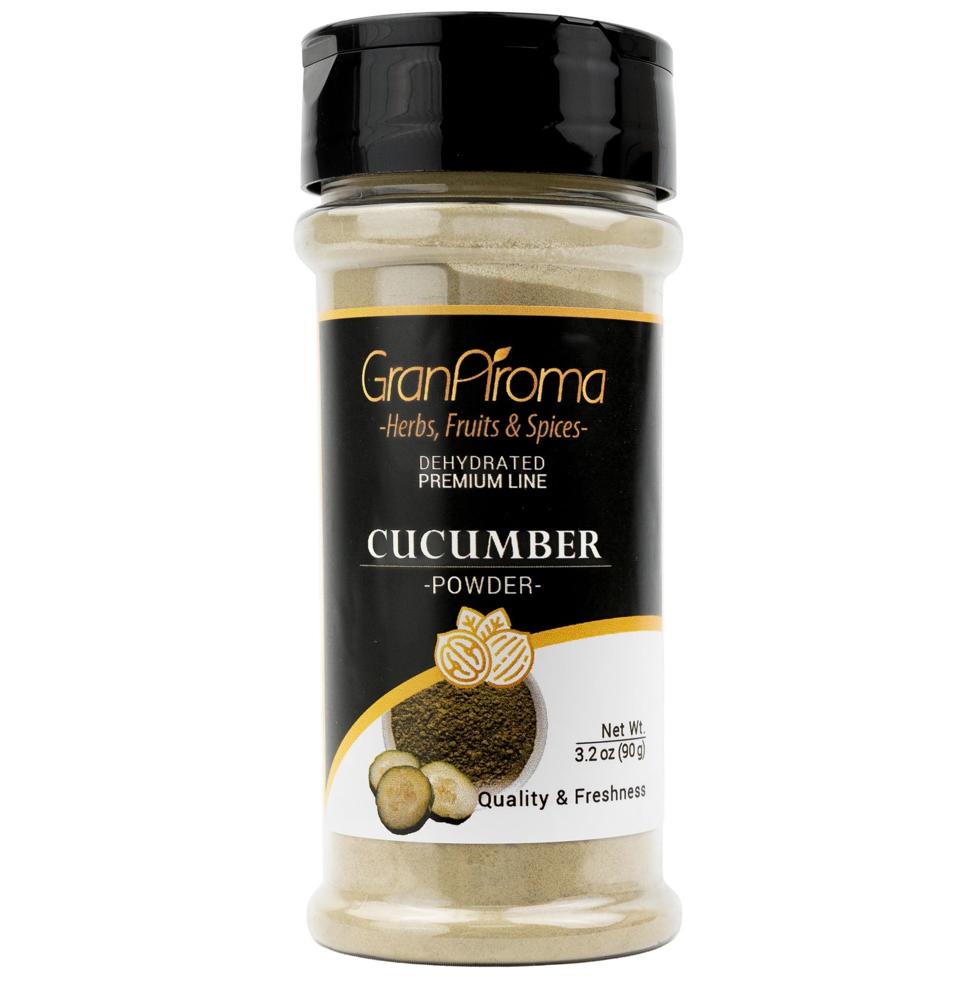 GranAroma Cucumber Powder, Nutrient Rich, Pasta and Soup (3.2 Ounce)
