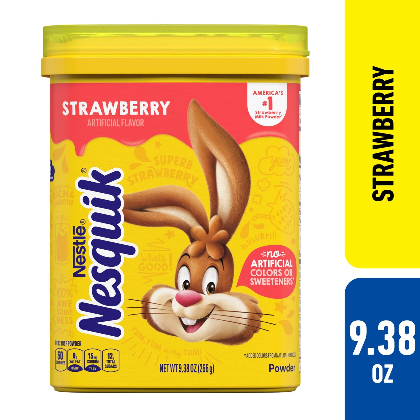 Nesquik Strawberry Powder Drink Mix 9.38oz