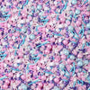 LEBERY 8.4 Oz Pastel Sprinkles, White Pink Purple Blue Sprinkles, Edible Cake Cupcake Sprinkle Edible Cake Pearls for Cake Decor