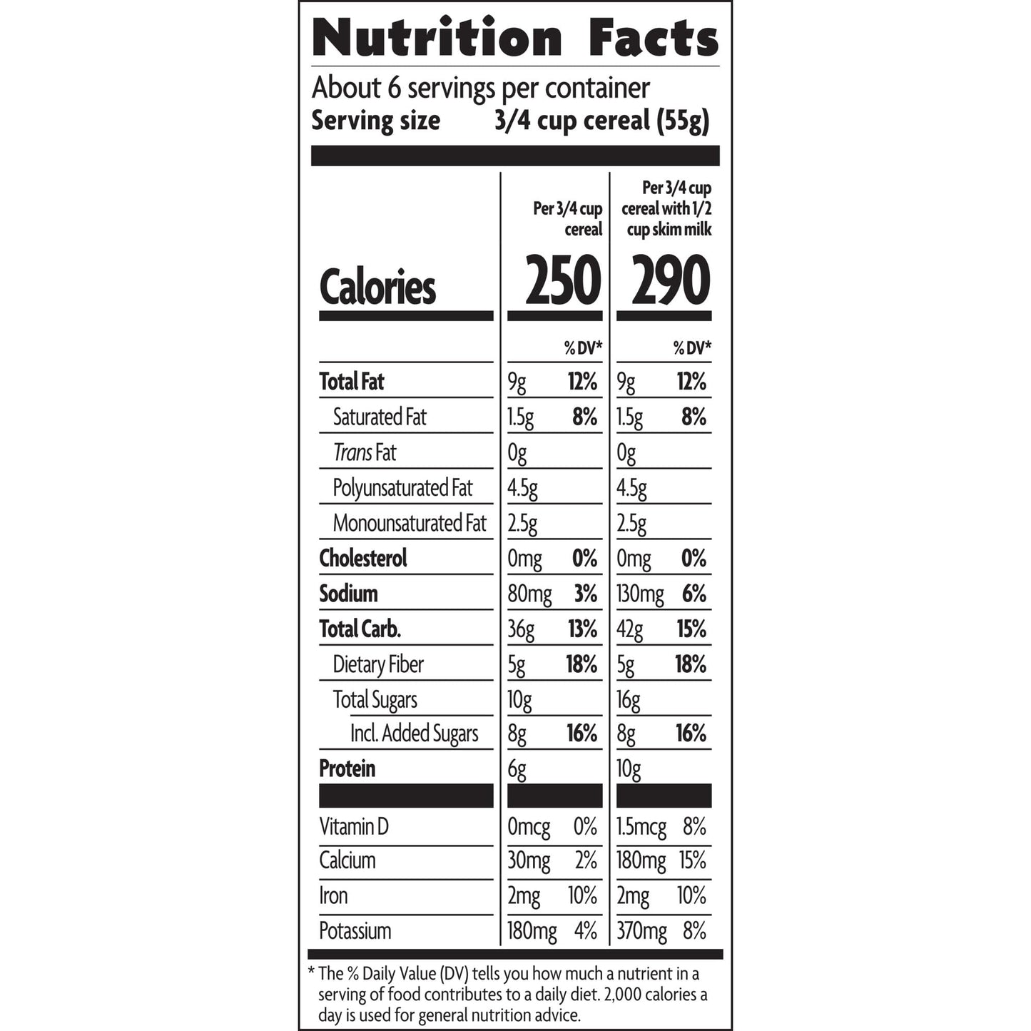 Natures Path Organic Vanilla Almond + Flax Granola, 11.5 oz (Pack of 6), Non-GMO