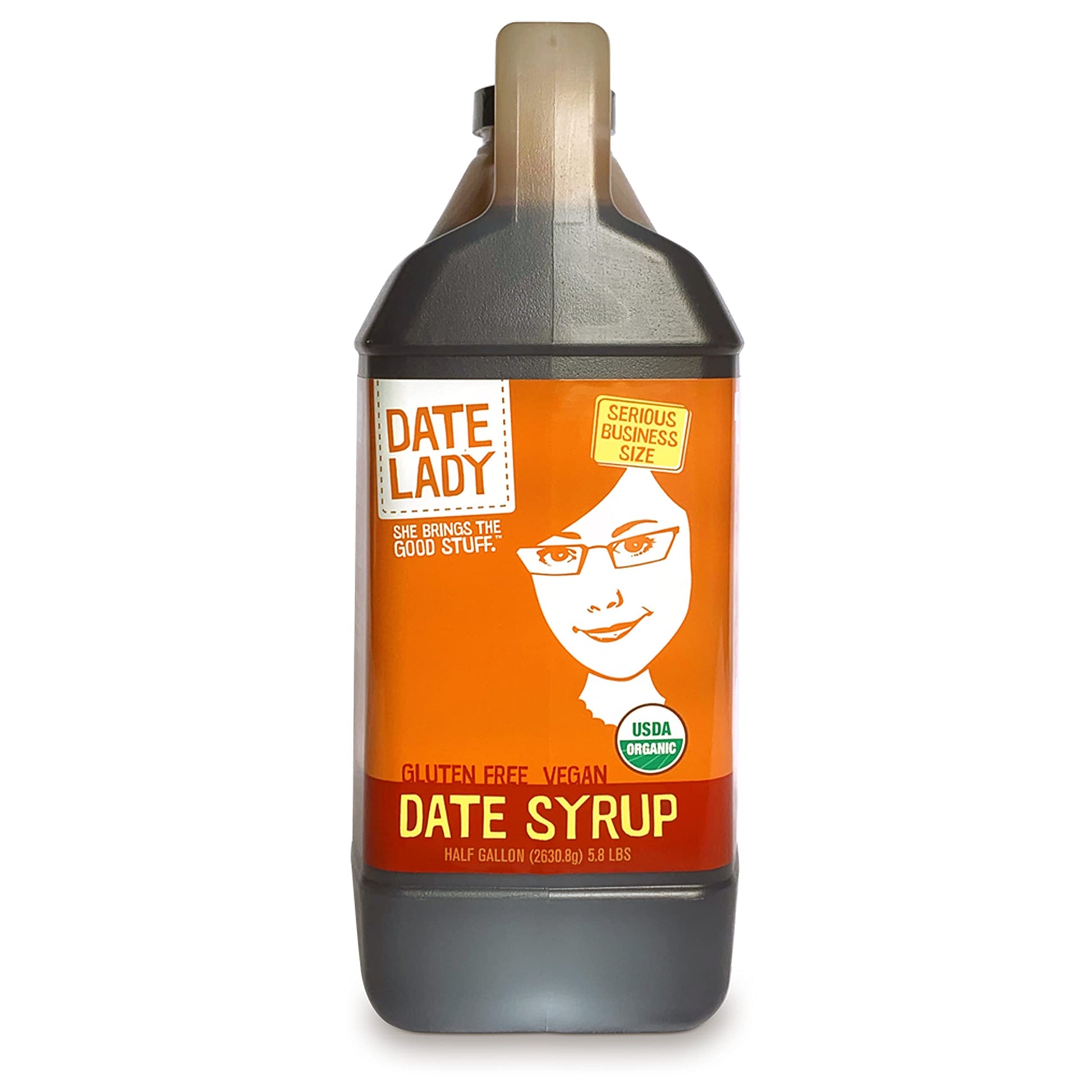 Award Winning Bulk Organic Date Syrup 5.8 lb - 100% Dates. Vegan, Paleo, Gluten-free & Kosher - Also Known As Silan, Date Honey 