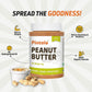 Pintola Organic Unsweetened Peanut Butter, Creamy 1kg - High Protein 30g, 9g Fiber, No Sugar, No Preservatives, Ideal for Weight Management