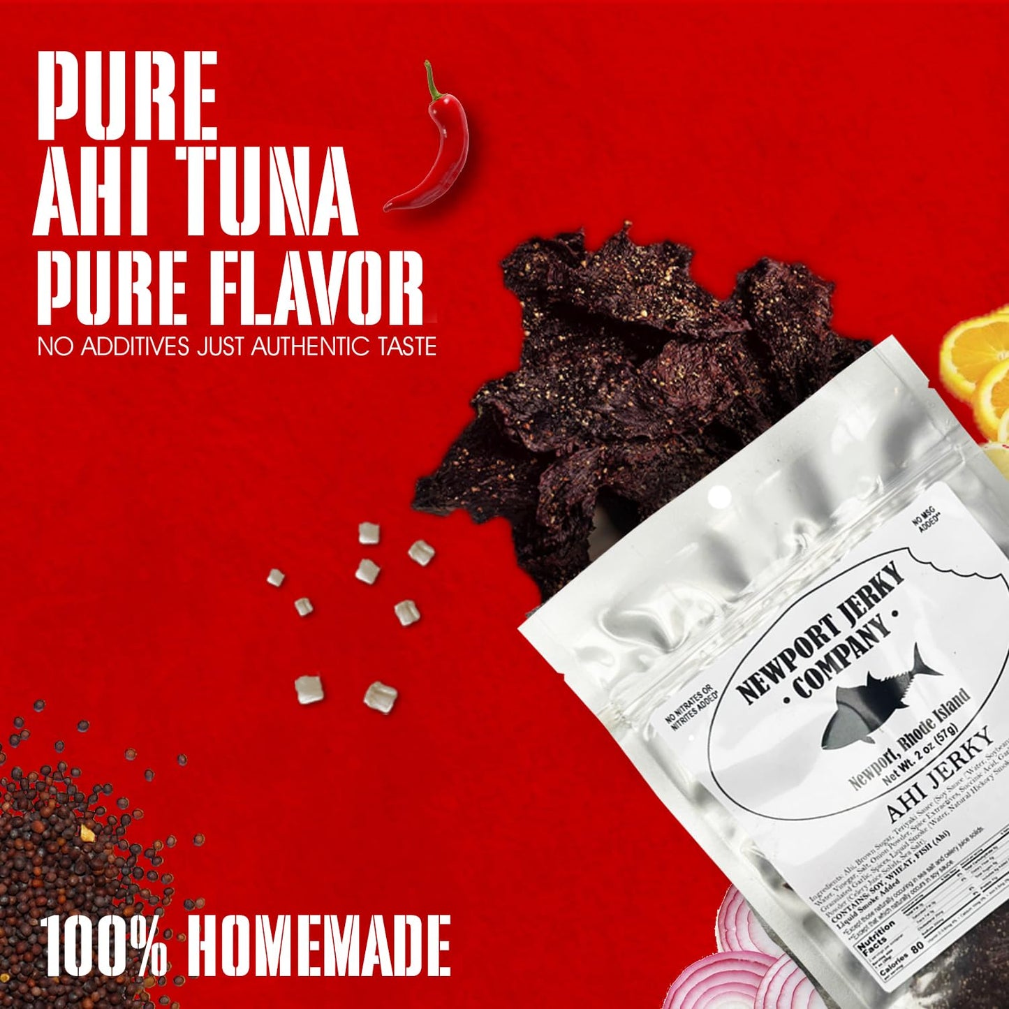 Newport Jerky Company Ahi Tuna Jerky