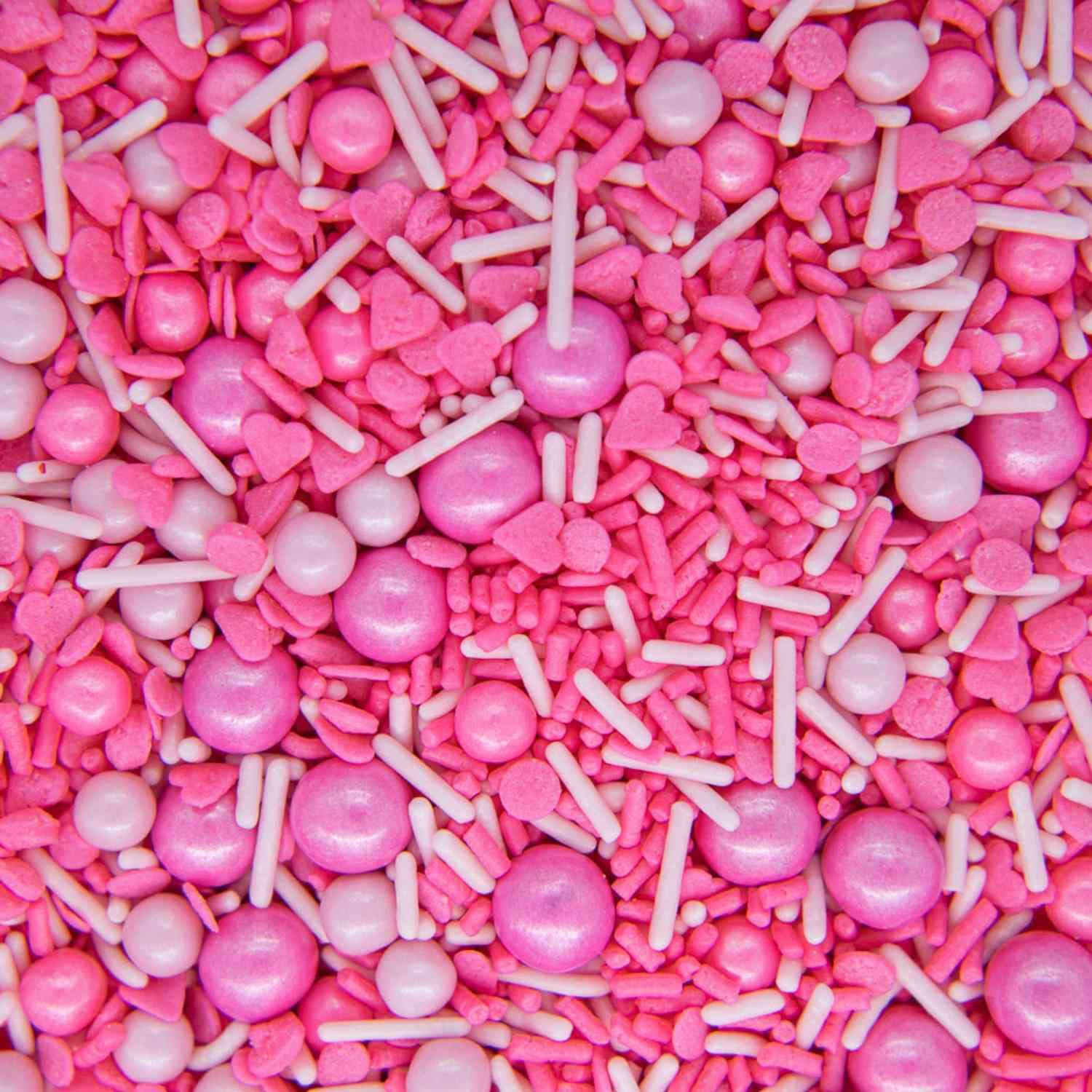 Pink Heart Sprinkles Valentine Sprinkles With Heart  Valentines Day Sprinkle For Cake Decorating Pink Edible Cake Decorations Cake For Cookie Decorating And Baking