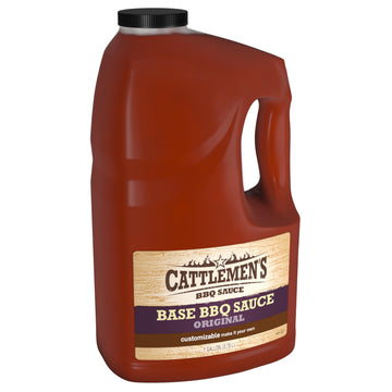 Cattlemens Original BBQ Sauce Base, 1 Gallon (Pack of 4) - Ideal for Ribs, Briskets, and Sauces