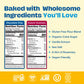 Gluten Free Partake Crunchy Chocolate Chip Cookies + Classic Graham Crackers Variety Pack - Vegan - Free From the Top 9 Allergen
