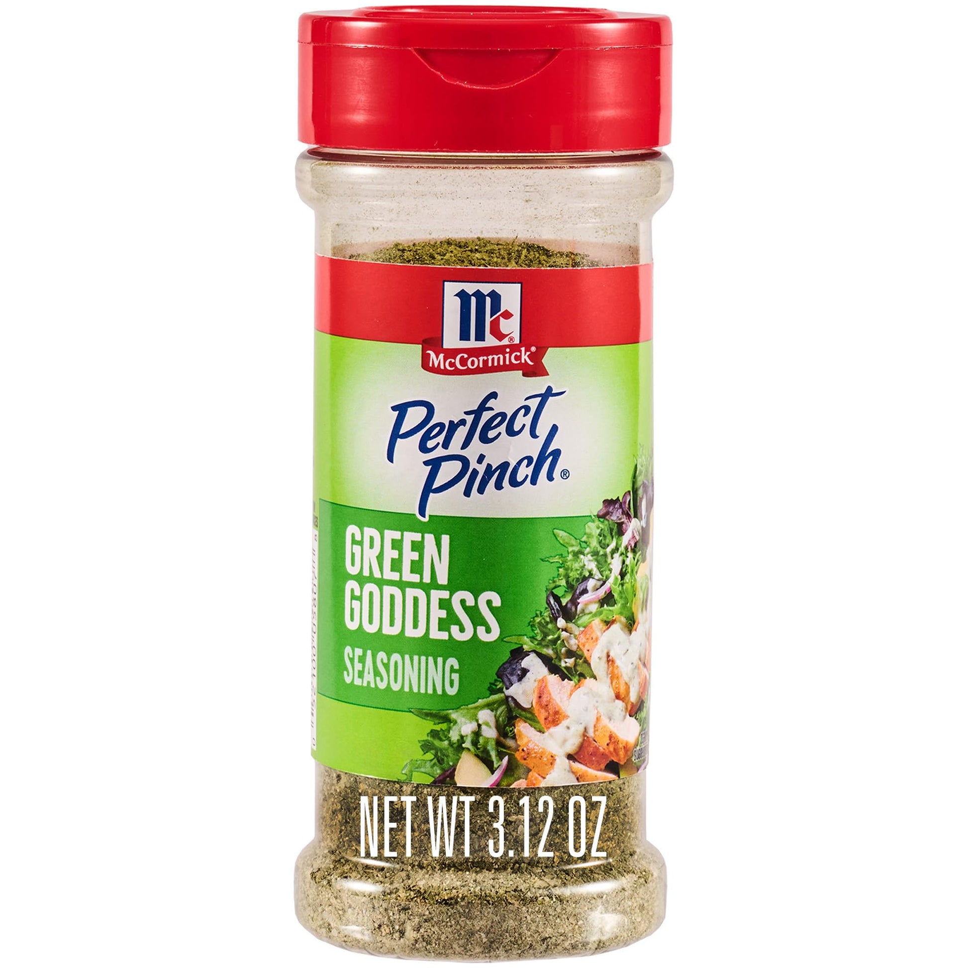 McCormick Perfect Pinch Seasoning  Green Goddess  For Adding Tangy  Herby Flavor to Chicken  Roasted Veggies  Dressings  Sauces & More  4.23 oz