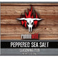 Runnin Wild Pepper Sea Salt Seasoning, Coarse 10 Mesh, 7.2 Ounces