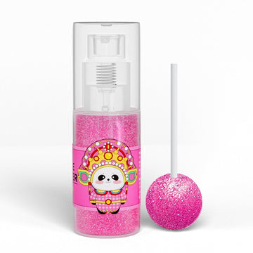 CAKESTAR Edible Glitter Spray, 10g Luster Dust for Cakes & Drinks, Hot Pink