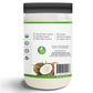 Earth Circle Organics Premium Ultra Pure Extra Virgin Organic Coconut Oil, Cold Pressed, Baking, Smoothies, Skin & Hair Care, Gl