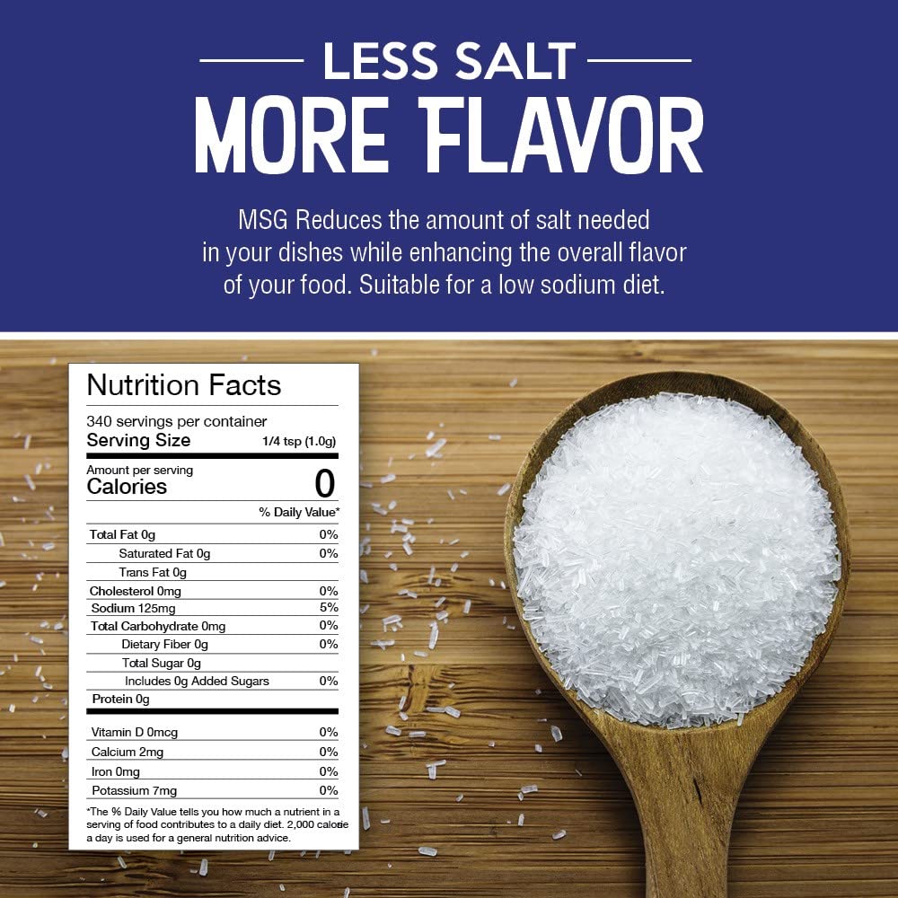 Plant Based Msg Seasoning Monosodium Glutamate Xl 12 Ounce Bottle Gluten Free Restaurant Grade Flavor Enhancer By Spqr Seasoning