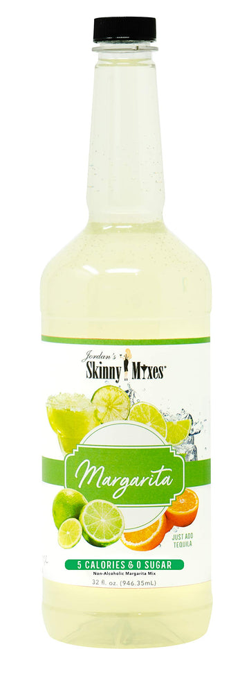 Jordans Skinny Mixes Sugar Free Margarita Mix, 32 oz, Gluten Free, Keto Friendly, Multi Color