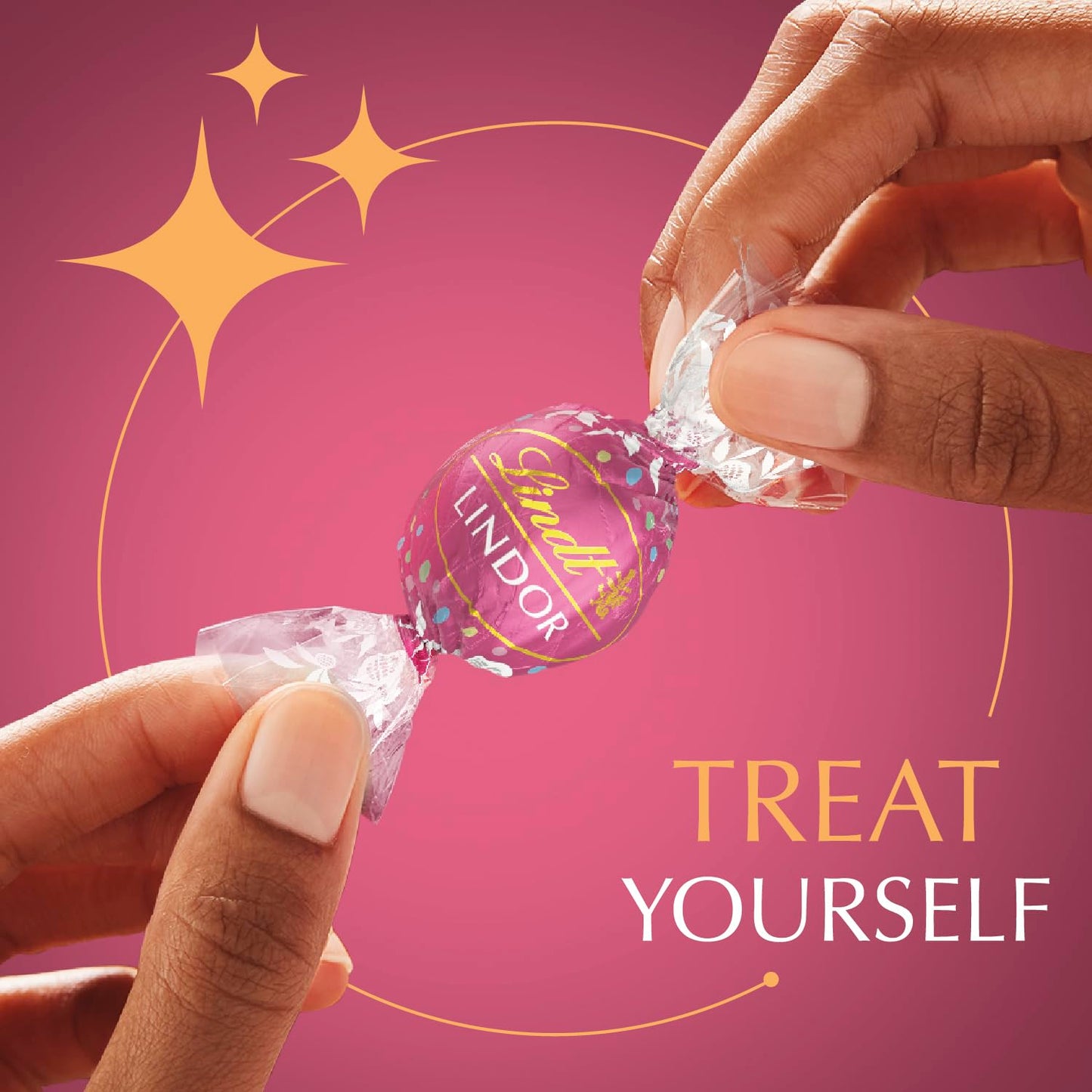 Lindt Lindor Birthday Cake White Chocolate Truffles, White Chocolate Candy With Smooth, Melting Truffle Center, 8.5 Oz.