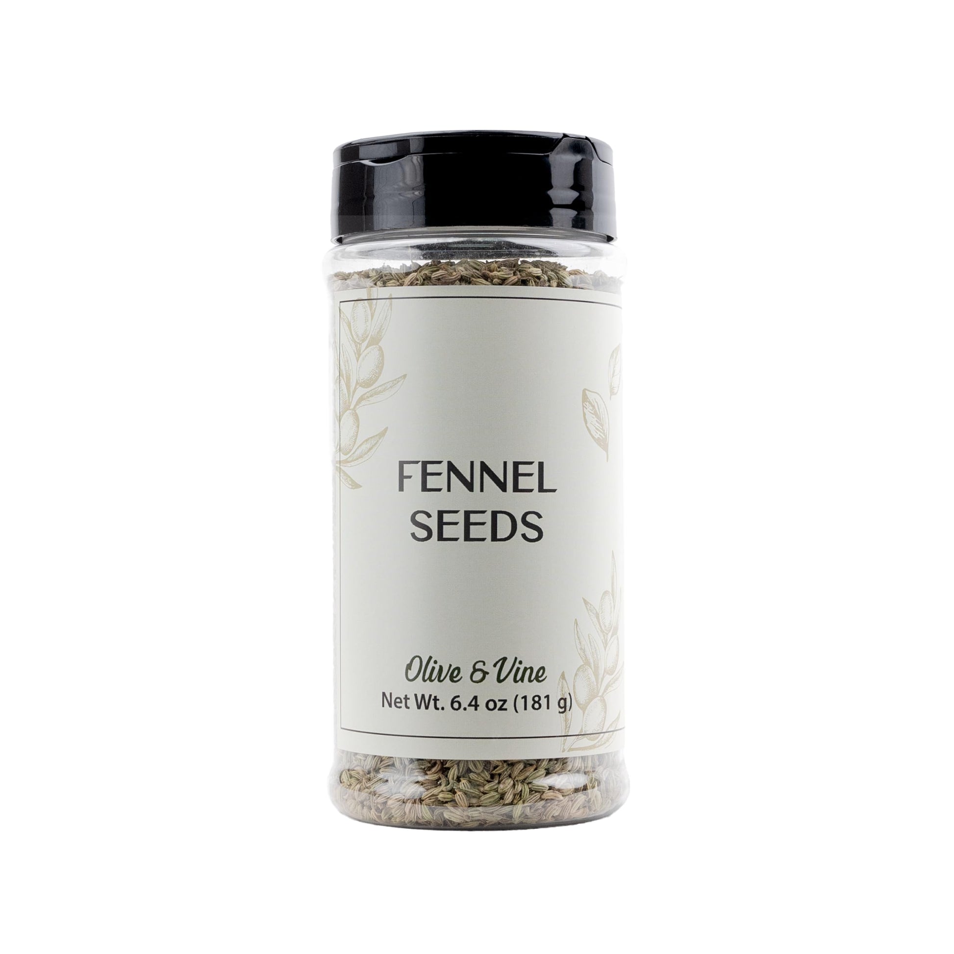 Olive & Vine Fennel Seed, Aromatic Spice, Seasoning for Roasts, Curries, and Breads, with Rich Tradition, Authentic Taste, For G