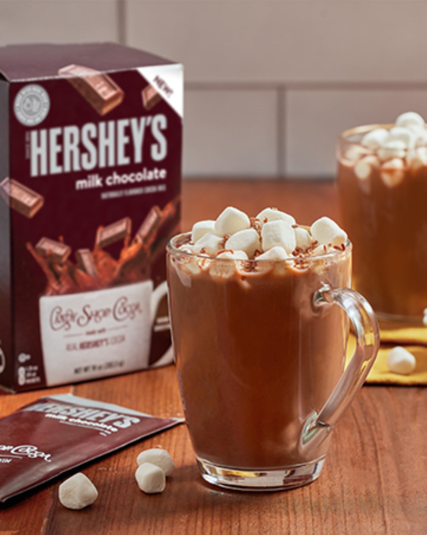 Candy Shop Cocoa HERSHEY S Milk Chocolate Cocoa Mix, Hot Chocolate, Make Hot or Iced Cocoa, Made With Real Milk, Gluten Free, 1