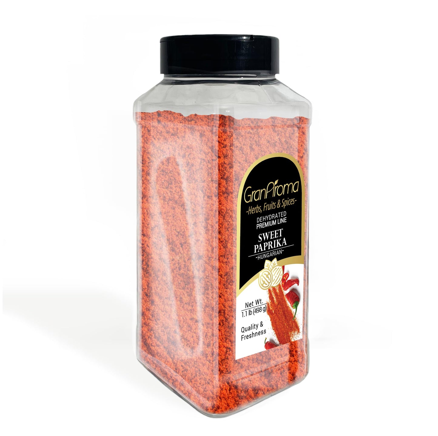 GranAroma Sweet Hungarian Paprika, 1.1 lb, Sweet & Savory, Authentic, Fine Powder
