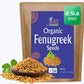 Jiva Organic Fenugreek Seeds 2.5 Lb Bulk - As Seen On Tik Tok - Whole Methi Seeds - Non Gmo, Non-Irradiated, Gluten Free - (Fenogreco En Semillas)