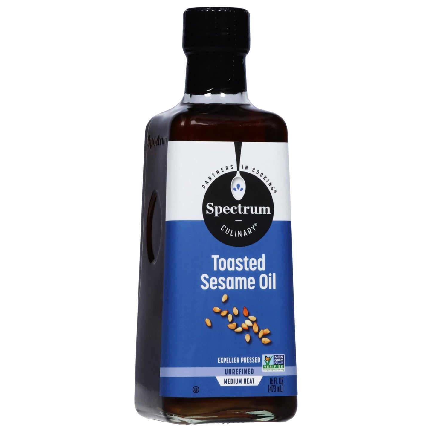 Spectrum Culinary, Toasted Sesame Oil, Unrefined, 16 Oz (Pack Of 12)