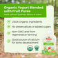 Holle Baby Yogurt Pouches - Organic Yogurt with Apple & Pear Fruit Pur  e - Drinkable Pouches for Kids & Babies 8 Months & Up -