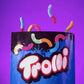 Trolli Sour Brite Crawlers, Very Berry, Sour Gummy Worms, 28.8 Ounce Resealable Bag (Pack of 4)