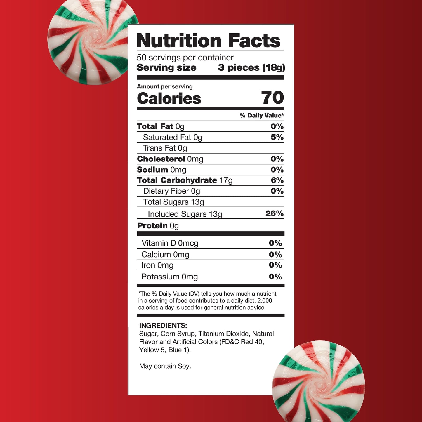 Starlight Mints - 2 Pound Pack (About 150 Count) - Peppermint Candy - Pinwheel Bulk Mints Individually Wrapped - Mint Candy for